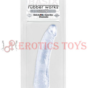 Código: 1624 Basix Rubber Works 7" Slim Dong - Clear
