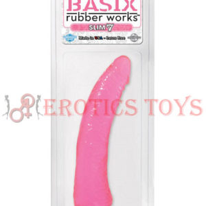 Código: 1626 Basix Rubber Works 7" Slim Dong - Pink