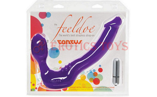Código: 1898 Tantus Vibrating Silicone Feeldoe - Violet
