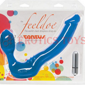 Código: 1899 Tantus Vibrating Silicone Slim Feeldoe - Blue