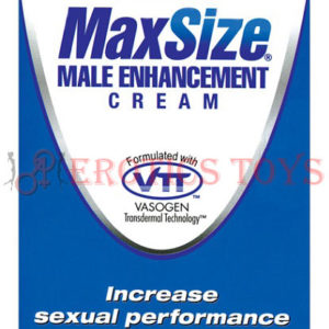 Código: 2266 Max Size Male Enhancement Cream - Individual Foil Packet