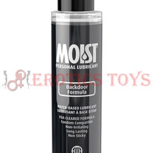Código: 3312 Moist Backdoor Formula Water-Based Personal Lubricant - 4.4oz