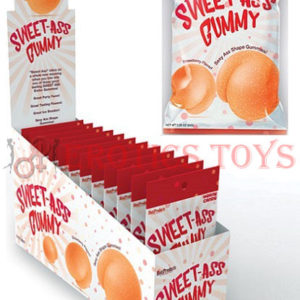 Código: 998 Sweet Ass Gummy Butt Shaped Gummies - Asst. Flavors Display of 12
