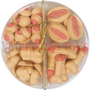 Código: 907 Small Assortment 4 Styles In Round Pack - White Chocolate