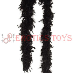 Código: 2 Lightweight Feather Boa - Black