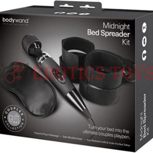 Código: 2813 Bodywand Midnight Massage Bedroom Play Kit - 3 pc Black.