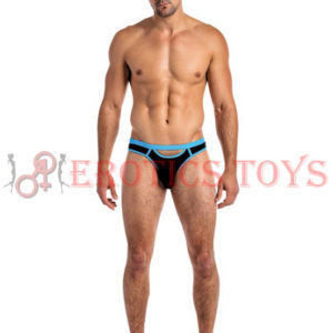 Código: 185 Cutting Edge Cutout Thong Black/Turquoise S/M-L/XL