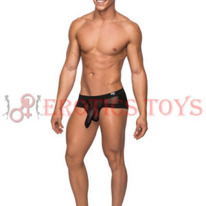 Código: 187 Hoser Stretch Mesh Micro Mini Short Black SM-MD-LG-XL