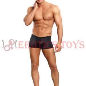 Código: 189 Male Power Satin Lycra Boxer Black Small-Medium-Large-X Large