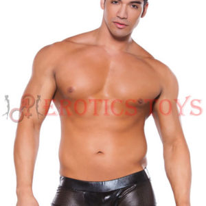 Código: 197 Zeus Wet Look Shorts Black O/S