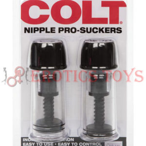 Código: 294 COLT Nipple Pro Suckers - Black