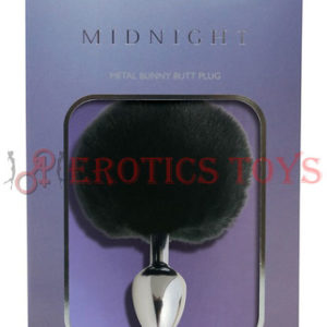 Código: 365 Midnight Metal Bunny Butt Plug