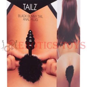 Código: 374 Tailz Black Bunny Tail Anal Plug