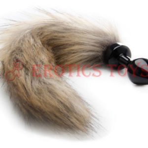 Código: 390 Shots Ouch Fox Tail Buttplug Bulk - Black