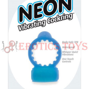 Código: 464 Neon Luv Touch Vibrating Cockring - Blue