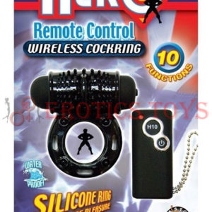 Código: 486 Hero Remote Control Wireless Cockring - Black