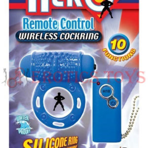 Código: 487 Hero Remote Control Wireless Cockring - Blue