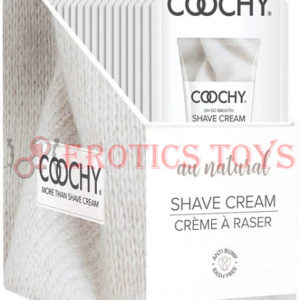 Código: 587 COOCHY Shave Cream - Au Natural Display of 24