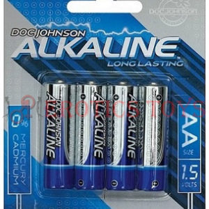 Código: 707 Doc Johnson Alkaline Batteries - AA 4 Pack