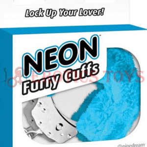 Código: 811 Neon Luv Touch Furry Cuffs - Blue