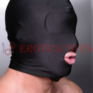 Código: 850 Master Series Disguise Open Mouth Hood With Padded Blindfold