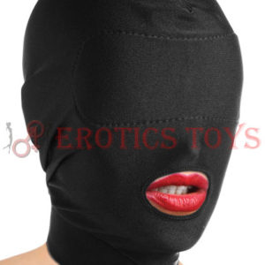 Código: 851 Master Series Disguise Open Mouth Hood With Padded Blindfold