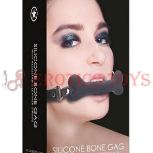 Código: 859 Shots Ouch Bone Gag - Black