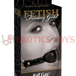 Código: 873 Fetish Fantasy Gold Ball Gag - Black