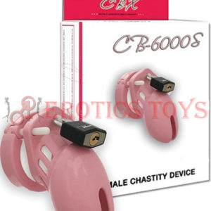 Código: 881 Cock Cage & Lock Set CB-6000 2 1/2" - Pink