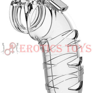 Código: 888 Shots Man Cage Chastity 5.5" Cock Cage Model 5 - Clear