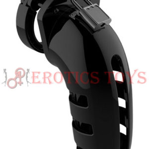 Código: 889 Shots Man Cage Chastity 5.5" Cock Cage Model 6 - Black