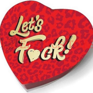 Código: 942 Let's Fuck Heart Box of Chocolates - 1.76 oz