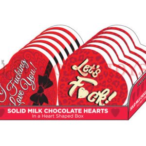 Código: 943 Heart Box of Chocolates Display - Display of 12