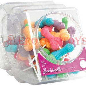 Código: 951 Bachelorette Party Favors Jolly Pecker Pops - Asst. Flavors Display of 50