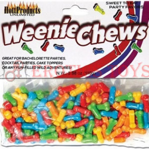 Código: 969 Weenie Chews Candies - Asst. Flavors Bag of 125