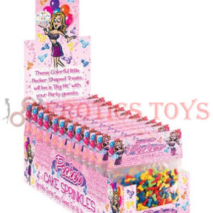 Código: 970 Pecker Cake Sprinkles - Display of 16