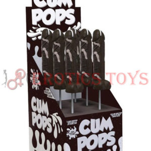 Código: 977 Cum Cock Pops Display - Dark Chocolate Display of 6