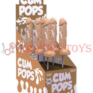 Código: 978 Cum Cock Pops Display - Milk Chocolate Display of 6