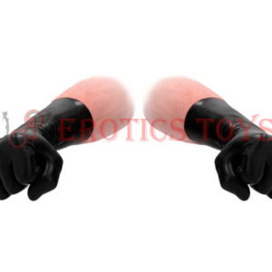Código: 37 Shots Fist It Latex Short Gloves - Black