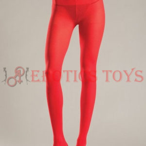 Código: 57 Opaque Nylon Pantyhose Red O/S