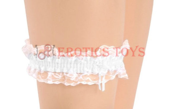 Código: 126 Bridal Garter - White