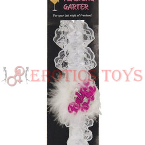 Código: 128 Bachelorette Bride to Be Flashing Garter - White