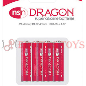 Código: 727 Dragon Alkaline Batteries - AAA Pack of 4