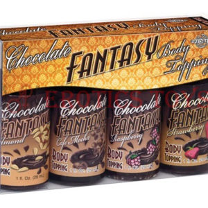 Código: 1240 Chocolate Fantasy Lovers Body Topping Sampler - 1 oz Pack of 4