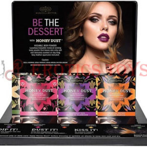 Código: 1254 Kama Sutra Honey Dust Display - 1 oz Display of 12