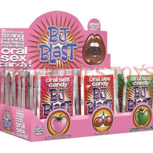 Código: 1263 BJ Blast Oral Sex Candy - Asst. Flavors Display of 36