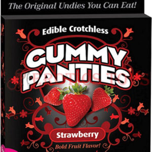 Código: 1280 Edible Crotchless Gummy Panty - Strawberry For Her