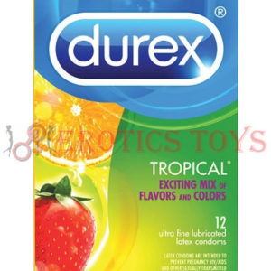 Código: 1316 Durex Tropical Color & Scents Condoms - Box of 12