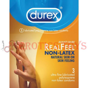 Código: 1321 Durex Avanti Real Feel Non Latex Condoms - Pack of 3