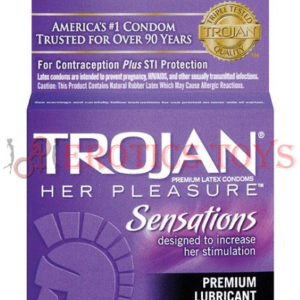 Código: 1330 Trojan Her Pleasure Condoms - Box of 3